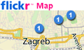 Map of special places in Zagreb